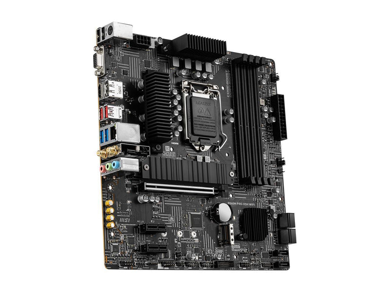 MSI B560M PRO-VDH WiFi (mATX, 11th/10th Gen Intel Core, LGA 1200 Socket