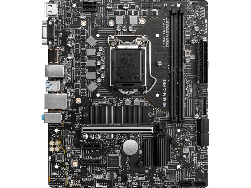 MSI B560M-A PRO ProSeries Motherboard (mATX, 11th/10th Gen Intel Core