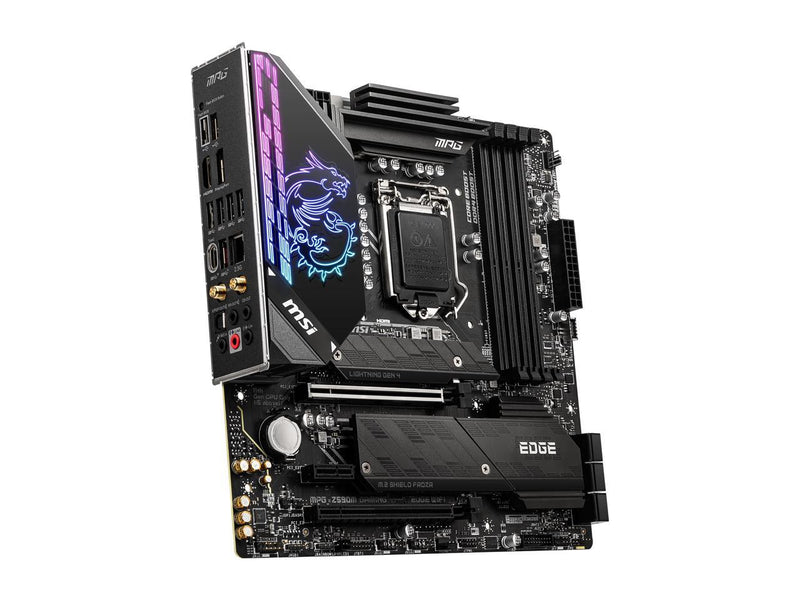 MSI MPG Z590M Gaming Edge WiFi Gaming Motherboard (Micro-ATX, 11th/10th