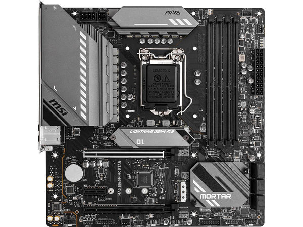 MSI MAG B560M Mortar WiFi Gaming Motherboard (mATX, 11th/10th Gen Intel