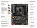 MSI PRO Z690-A WiFi DDR4 ProSeries Motherboard (ATX, 12th Gen Intel Core