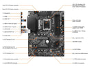MSI PRO Z690-P DDR4 ProSeries Motherboard (ATX, 12th Gen Intel Core, LGA