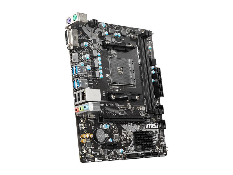 MSI A320M-A PRO AM4 AMD A320 SATA 6Gb/s Micro ATX AMD Motherboard