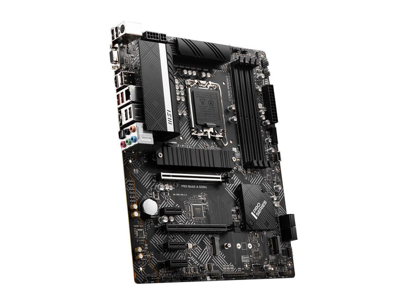 MSI PRO B660-A DDR4 Motherboard (ATX, 12th Gen Intel Core, LGA 1700 Socket