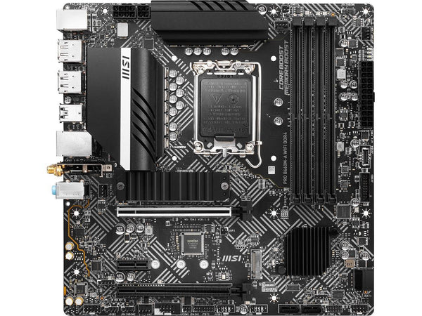 MSI PRO B660M-A WiFi DDR4 Motherboard (mATX, 12th Gen Intel Core, LGA