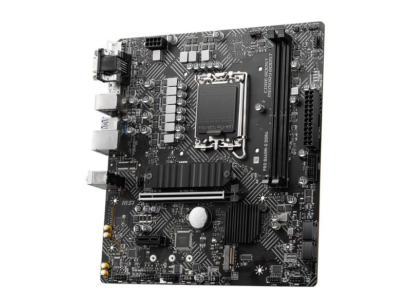 MSI PRO B660M-G DDR4 LGA 1700 Intel B660 SATA 6Gb/s Micro ATX Intel Motherboard