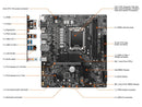 MSI PRO B660M-G DDR4 LGA 1700 Intel B660 SATA 6Gb/s Micro ATX Intel Motherboard
