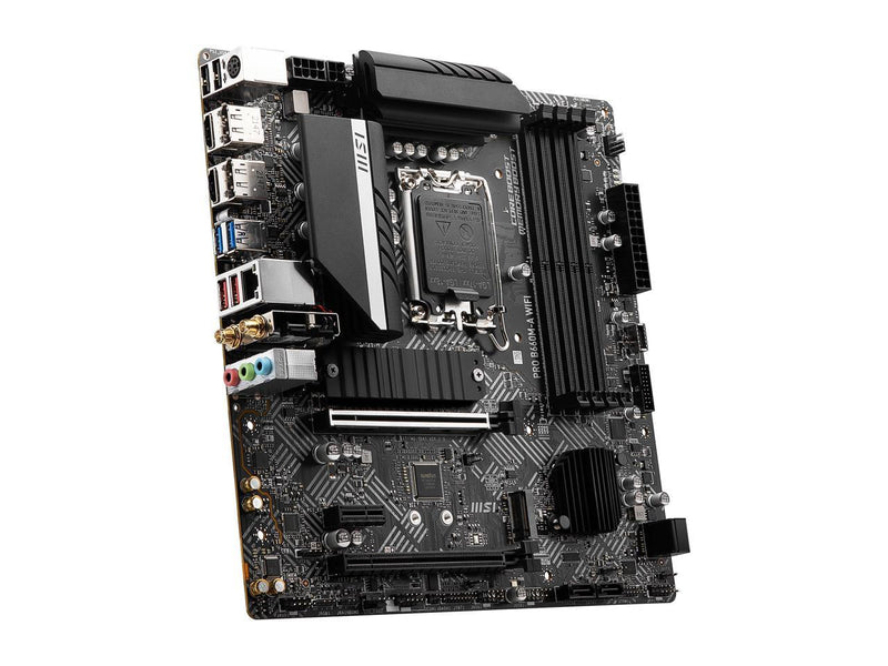 MSI PRO B660M-A WIFI DDR5 LGA 1700 Intel B660 SATA 6Gb/s Micro ATX Intel