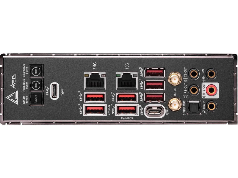 MSI MEG X670E GODLIKE AM5 AMD Ryzen™ 7000 Series SATA 6Gb/s E-ATX Motherboards,