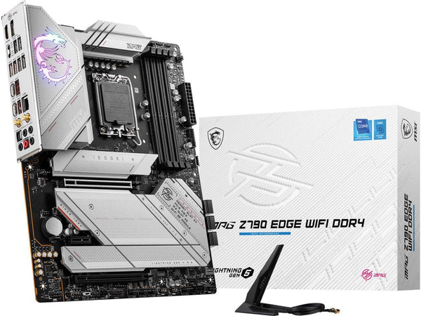 MSI MPG Z790 EDGE WIFI DDR4 LGA 1700 Intel Z790 SATA 6Gb/s DDR4 ATX Motherboard