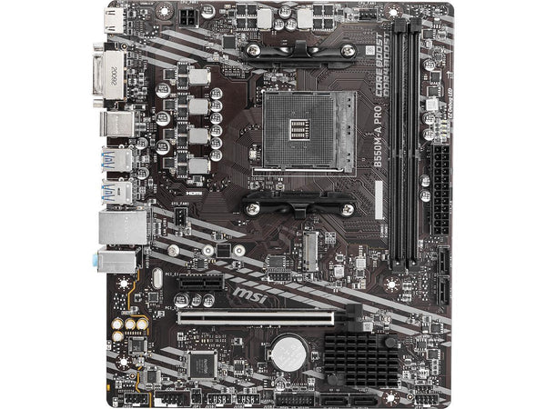 MSI B550M-A PRO AM4 AMD B550 SATA 6Gb/s Micro ATX AMD DDR4 Motherboard