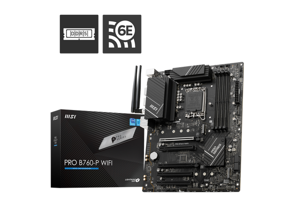 MSI B760-P Pro WiFi DDR5 Intel LGA 1700 ATX Motherboard