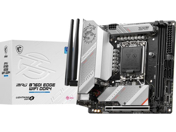 MSI MPG B760I EDGE WIFI DDR4 LGA 1700 DDR4 SATA 6G Mini-ITX motherboard Wi-Fi 6E