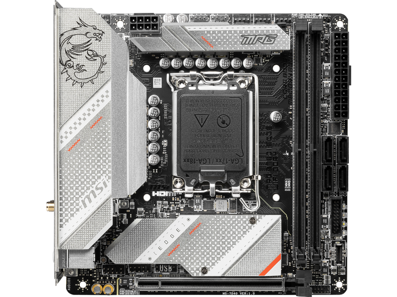 MSI MPG B760I EDGE WIFI DDR4 LGA 1700 DDR4 SATA 6G Mini-ITX motherboard Wi-Fi 6E