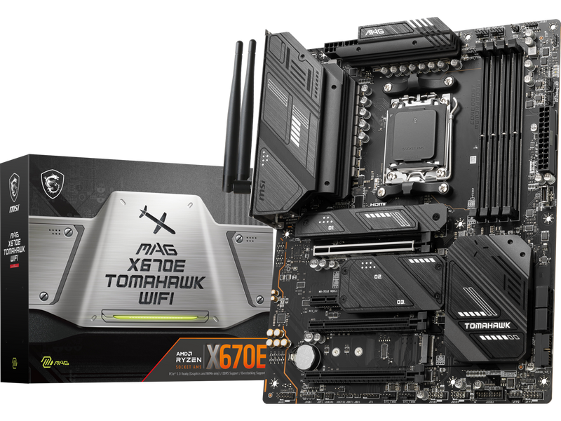 MSI MAG X670E TOMAHAWK WIFI AM5 AMD X670E ATX Motherboard