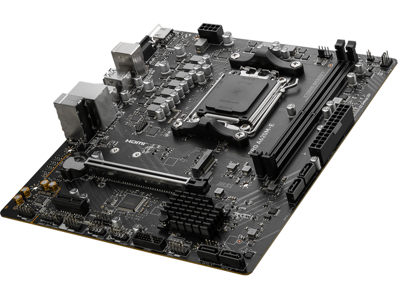 MSI PRO PRO A620M-E AM5 AMD A620 SATA 6Gb/s DDR5 mATX Motherboards AMD Ryzen™