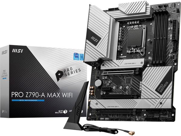 MSI PRO Z790-A MAX WIFI LGA 1700 Intel Z790 SATA 6Gb/s ATX Motherboard