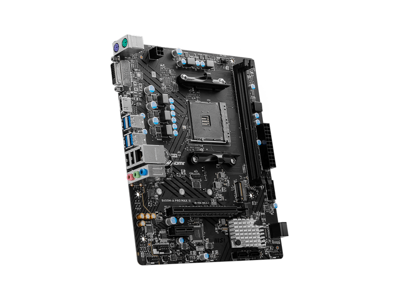 MSI B450M-A PRO MAX II AM4 AMD B450 Micro ATX Motherboard
