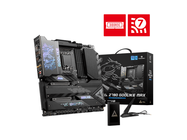 MSI MEG Z790 GODLIKE MAX WIFI LGA 1700 Intel Z790 SATA 6Gb/s Extended ATX DDR5