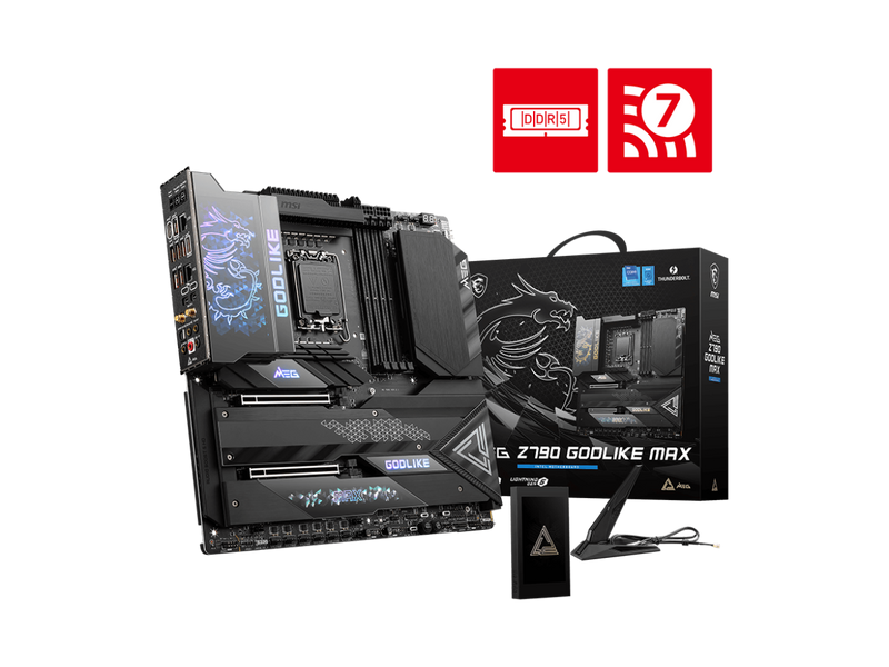 MSI MEG Z790 GODLIKE MAX WIFI LGA 1700 Intel Z790 SATA 6Gb/s Extended ATX DDR5