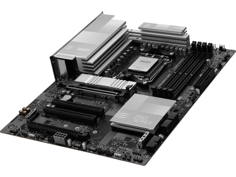 MSI PRO X870-P WIFI ATX AM5 Motherboard, USB 4.0, 4x SATA 6Gb/s, AMD Wi-Fi 7,USB