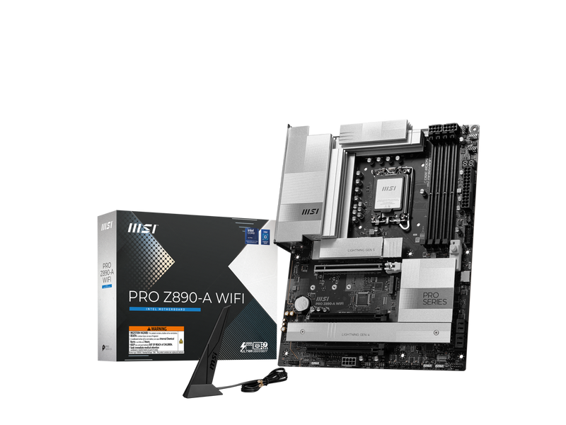 MSI PRO Z890-A WIFI LGA 1851 Intel Z890 SATA 6Gb/s ATX Motherboard