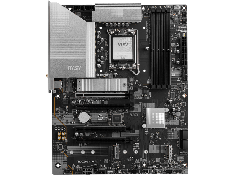 MSI PRO Z890-S WIFI LGA 1851 Intel Z890 SATA 6Gb/s ATX Motherboard