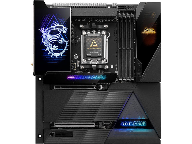 MSI MEG X870E GODLIKE AM5 AMD X870E Extended ATX Motherboard