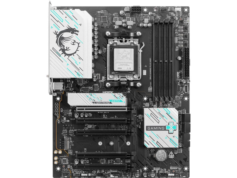 MSI B840 GAMING PLUS WIFI AM5 AMD B840 SATA 6Gb/s 2.5G Network Wi-Fi 7 DDR5 Dual