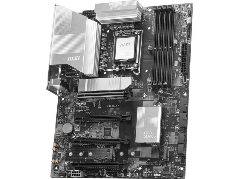 MSI PRO B860-P WIFI LGA 1851 Intel B860 SATA 6Gb/s DDR5 PCI-E x16 slot  M.2