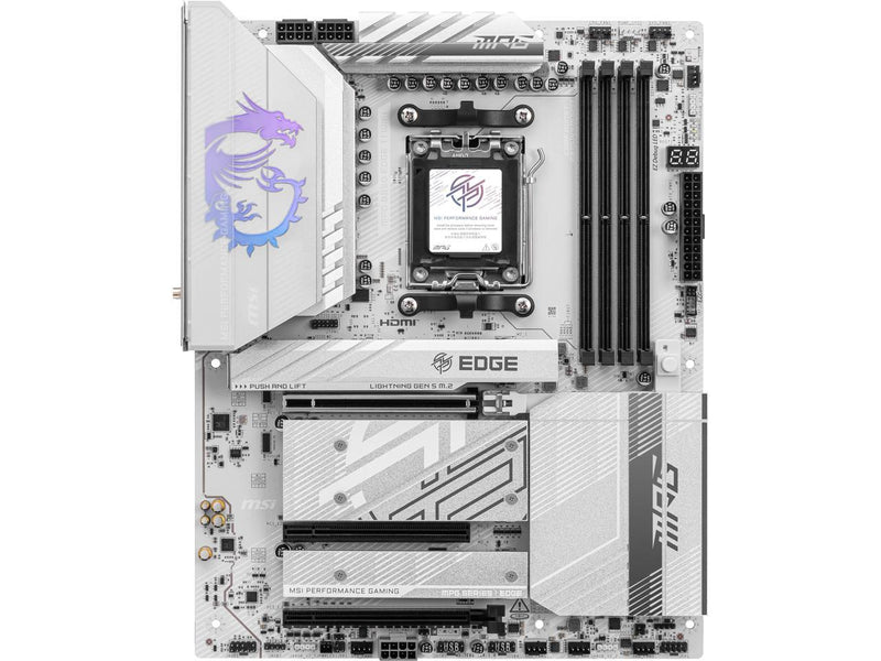 MSI MPG B850 EDGE TI WIFI AM5 AMD B850 SATA 6Gb/s 5G Network Wi-Fi 7 DDR5 Audio