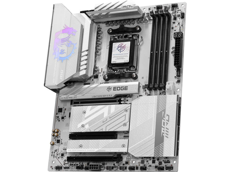 MSI MPG B850 EDGE TI WIFI AM5 AMD B850 SATA 6Gb/s 5G Network Wi-Fi 7 DDR5 Audio