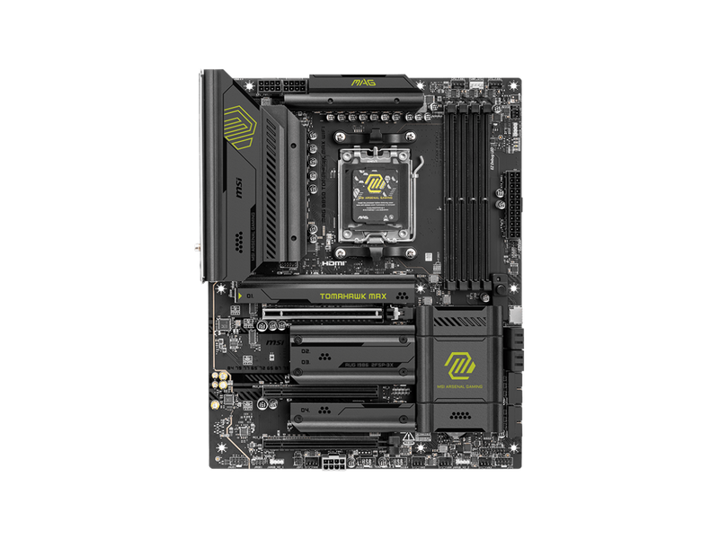 MSI MAG B850 TOMAHAWK MAX WIFI AM5 AMD B850 SATA 6Gb/s 5G Network Wi-Fi7 DDR5