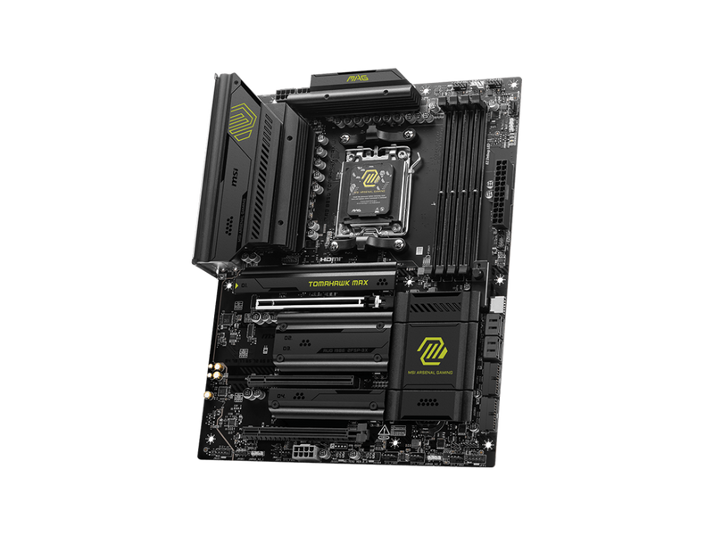 MSI MAG B850 TOMAHAWK MAX WIFI AM5 AMD B850 SATA 6Gb/s 5G Network Wi-Fi7 DDR5