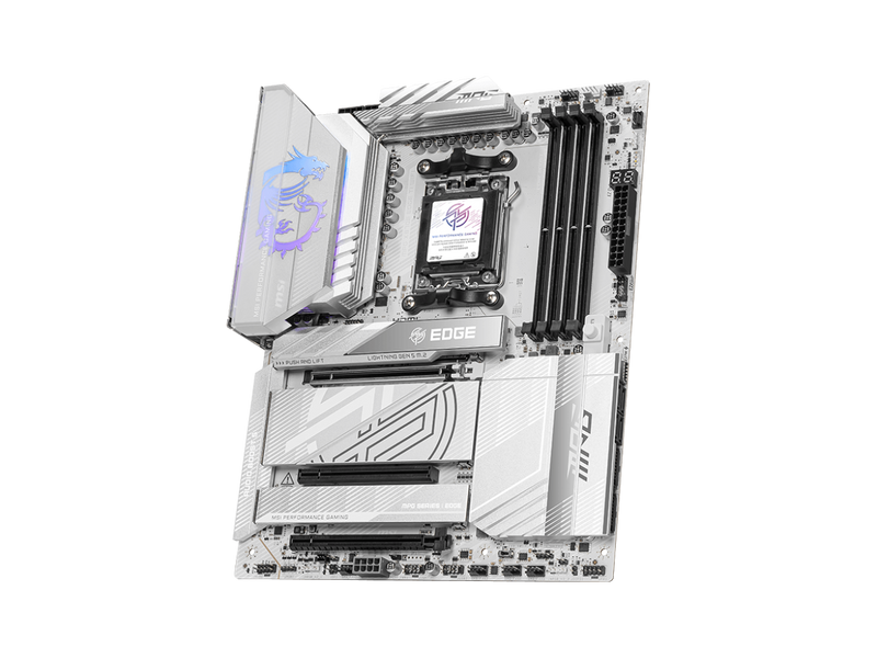 MSI MPG MPG X870E EDGE TI WIFI AM5 AMD X870E SATA 6Gb/s  5G LAN DDR5 M.2 Wi-Fi 7