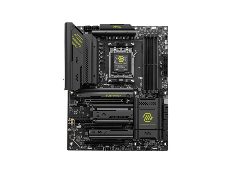 MSI MAG MAG X870E TOMAHAWK WIFI AM5 AMD X870E SATA 6Gb/s M.2 DDR5 Wi-Fi 7 5G LAN