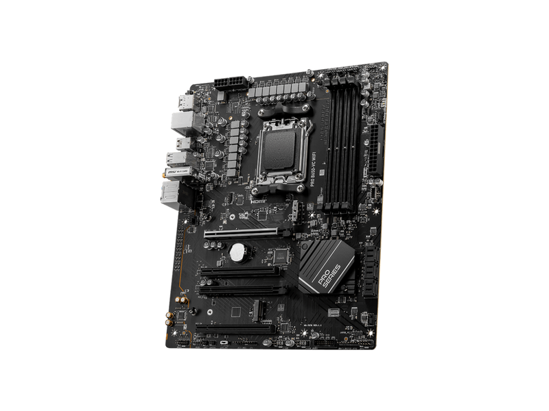 MSI PRO PRO B650-VC WIFI AM5 AMD B650 SATA 6Gb/s DDR5 ATX (22) Motherboards -