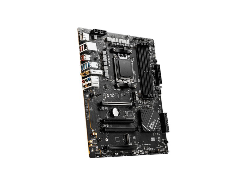 MSI PRO PRO B650-VC WIFI AM5 AMD B650 SATA 6Gb/s DDR5 ATX (22) Motherboards -
