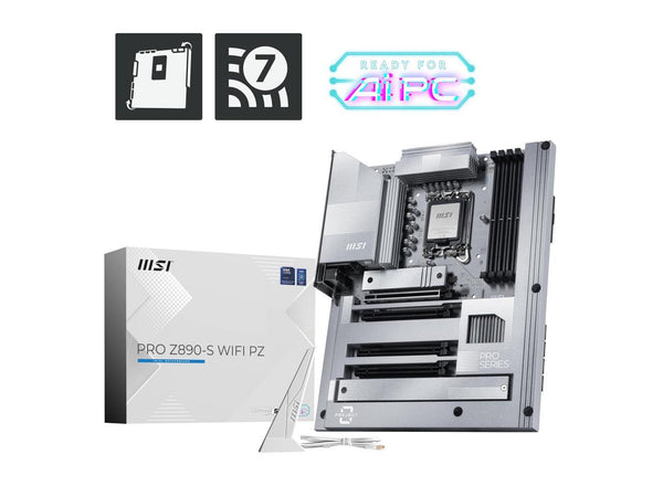 MSI PRO Z890-S WIFI PZ LGA 1851 Intel Z890 SATA 6Gb/s 243.84mmx304.8mm (280)