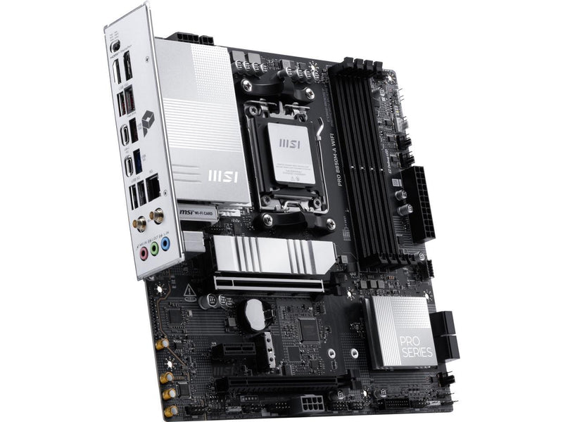 MSI PRO B850M-A WIFI AM5 , Wi-FI 7, 5G LAN, SATA 6Gbps, Bluetooth 5.4, double