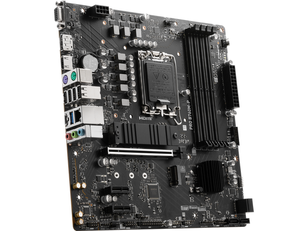 MSI PRO B760M-P LGA 1700 Intel B760 SATA 6Gb/s Micro ATX Motherboard