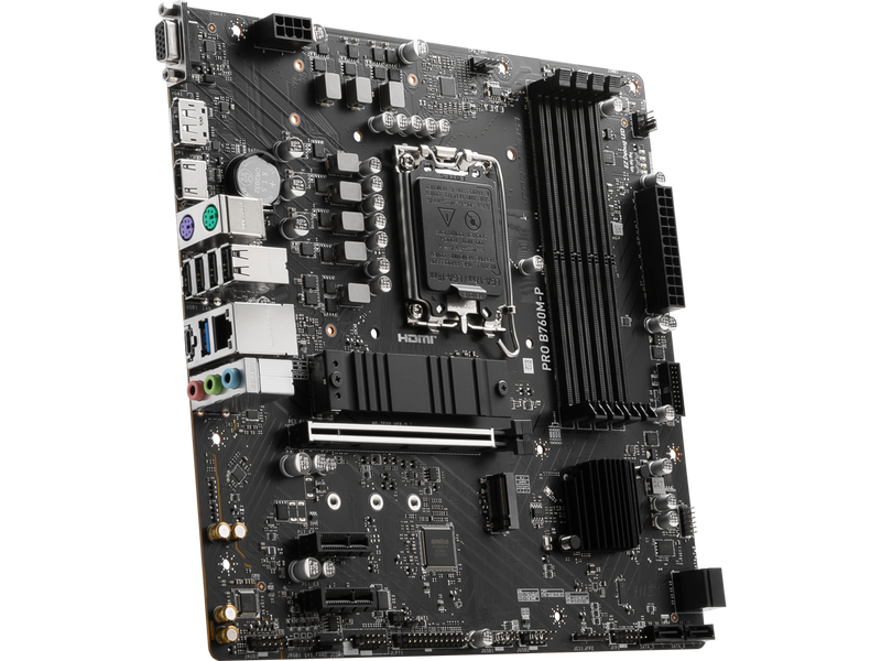 MSI PRO B760M-P LGA 1700 Intel B760 SATA 6Gb/s Micro ATX Motherboard