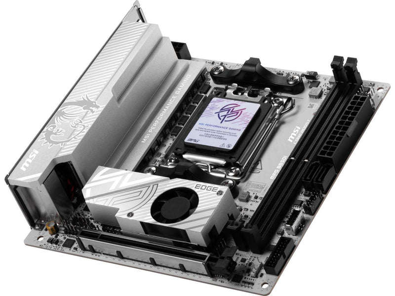 MSI MPG B850I EDGE TI WIFI AM5 Dual Channel DDR5 8200+ MT/s (OC) SATA 6GB