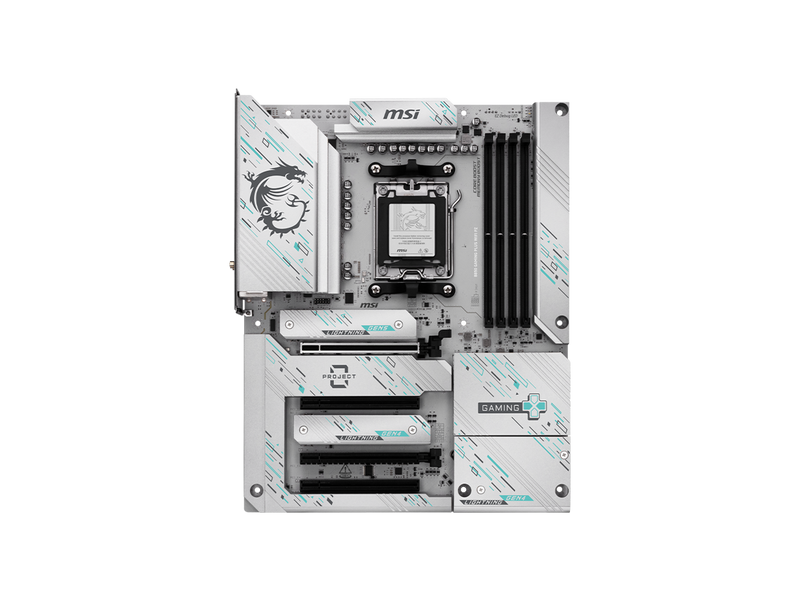 MSI B850 GAMING PLUS WIFI PZ AM5 AMD B850 ATX Back-Connect motherboard, 12+2+1