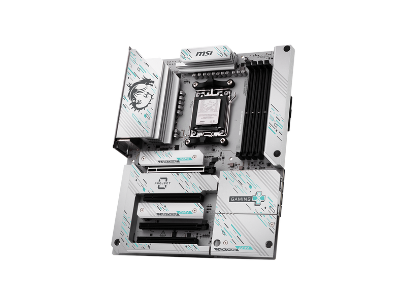 MSI B850 GAMING PLUS WIFI PZ AM5 AMD B850 ATX Back-Connect motherboard, 12+2+1