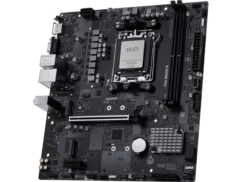 MSI PRO B840M-B AM5 AMD B840 AMD Motherboard