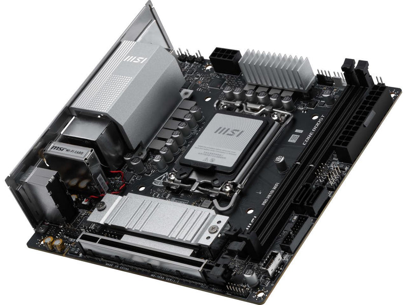 MSI PRO H810I WIFI MINI ITX LGA 1851 DDR5 WIFI 7 Bluetooth 5.4 Motherboard