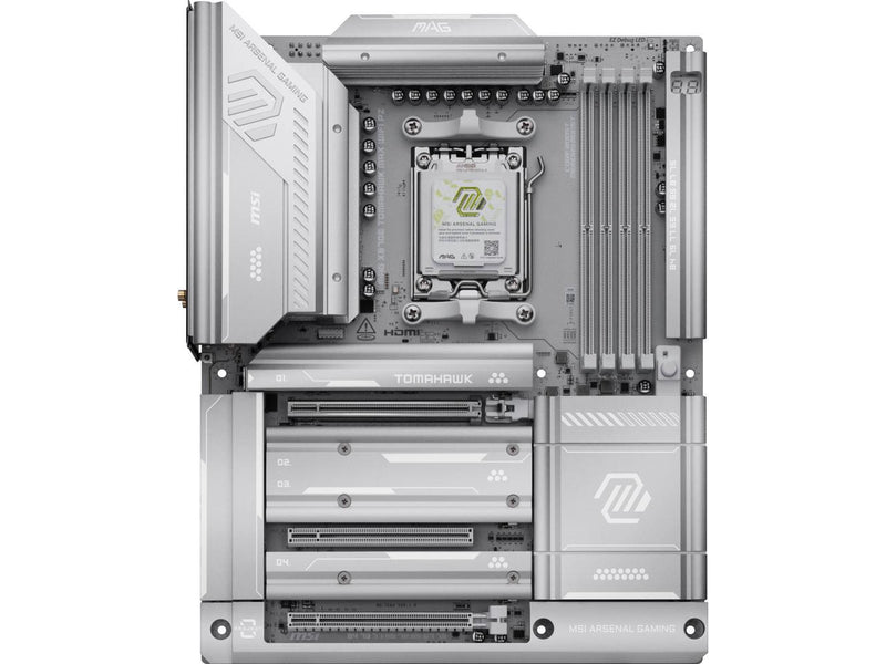 MSI MAG X870E TOMAHAWK MAX WIFI PZ AM5 AMD X870E Back Connect Motherboard, SATA