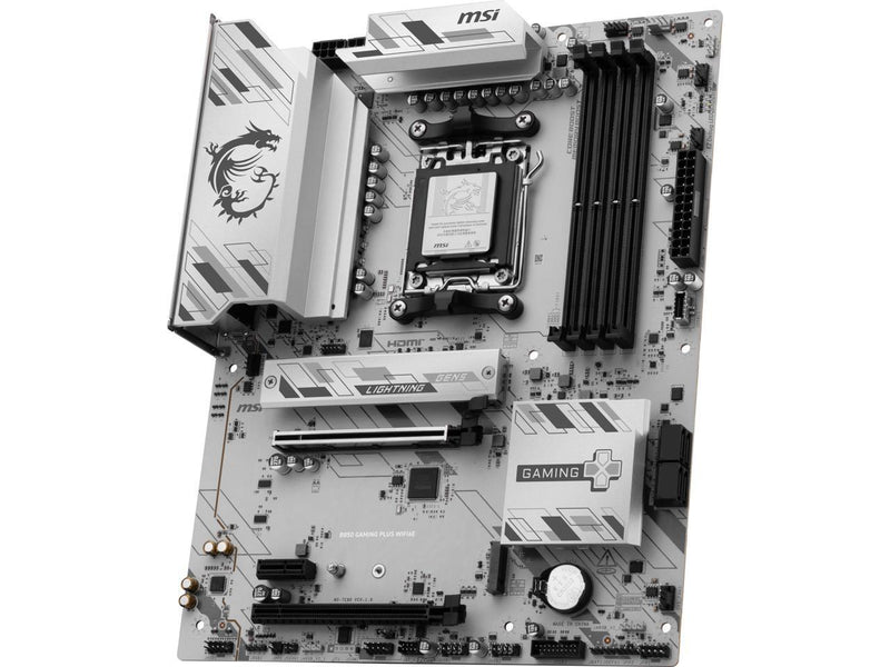 MSI B850 GAMING PLUS WIFI6E AM5 AMD B850 SATA 6Gb/s 5G Network Wi-Fi7 DDR5