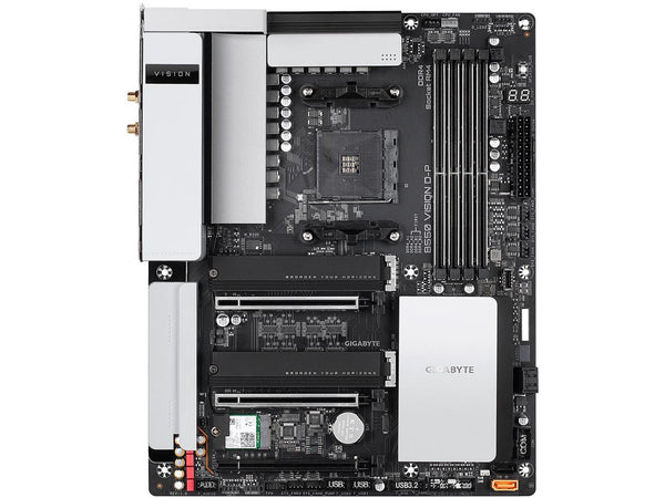 GIGABYTE B550 Vision D-P (AM4/ AMD/ B550/ ATX/Dual M.2/ SATA 6Gb/s/USB